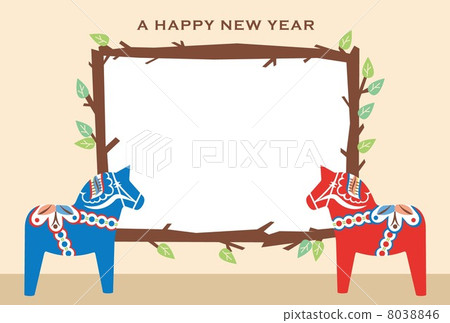 2014新年卡 2014新年卡 8038846