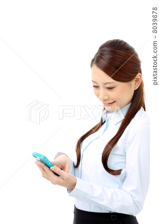 Business woman using smartphone 8039878