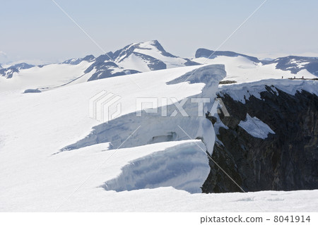 View on Galdhopiggen mountain (Jotunheimen, Norway) 8041914