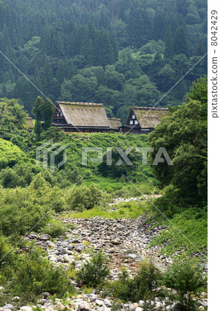 Ruined houses of Shosugawa and Shirakawago 8042429