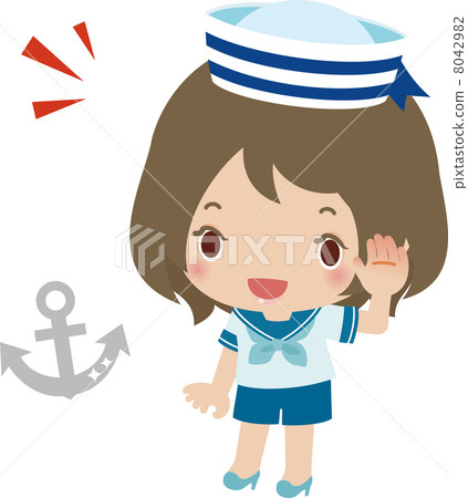 水手時尚女孩 8042982