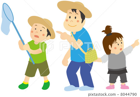insect catching - Stock Illustration [8044790] - PIXTA