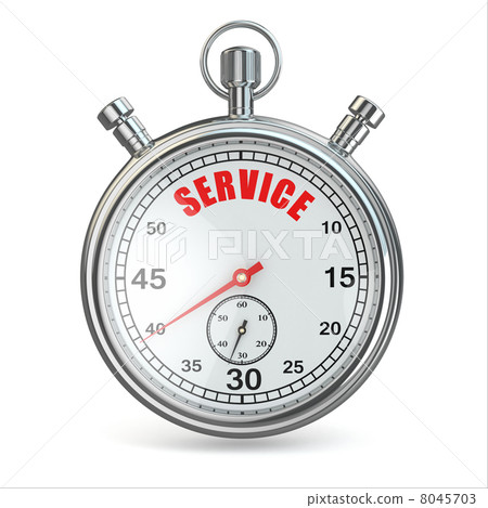 Stopwatch with text service on dial. Stopwatch with text service on dial. 8045703