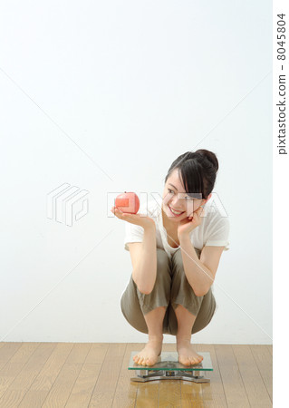 Girls riding a scale Girls riding a scale 8045804