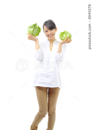 一個女人用生菜 一個女人用生菜 8045876