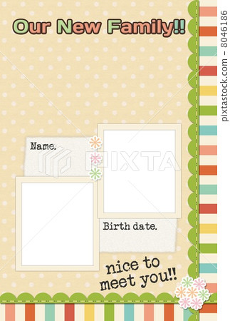 Birth report postcard 02 Birth report postcard 02 8046186