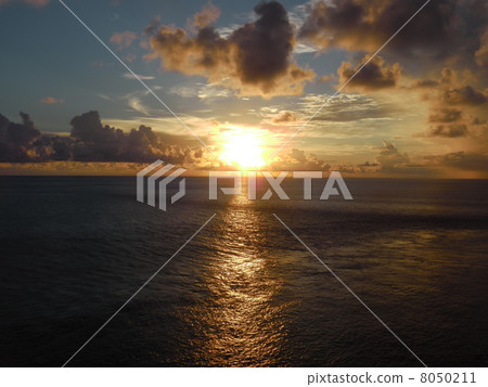 Yonaguni jima The sunset at the west end of Japan 8050211