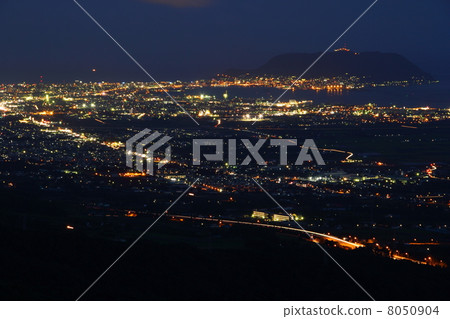 Hakodate back night view 8050904