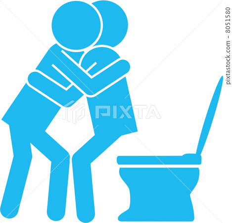Pictogram of toilet assistance Pictogram of toilet assistance 8051580