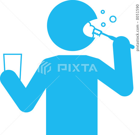 Pictogram of toothpaste 8051590