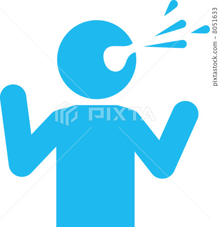 Pictogram of sneezing 8051633