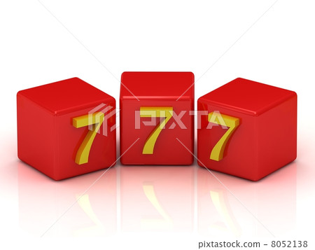 Lucky number seven on the red cubes Lucky number seven on the red cubes 8052138
