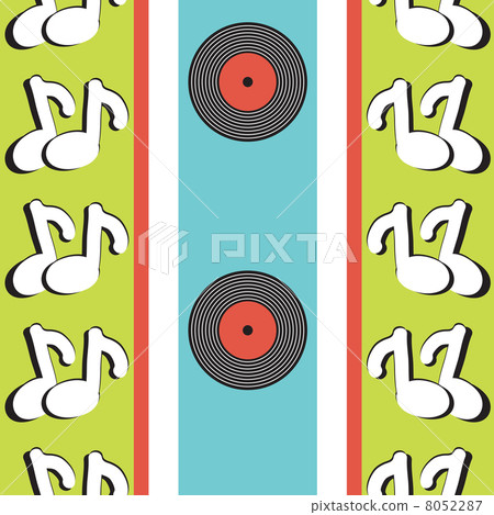 Vinyl record. Colorful pattern 8052287