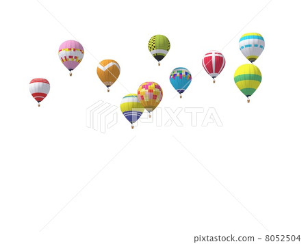 熱氣球漂浮 8052504