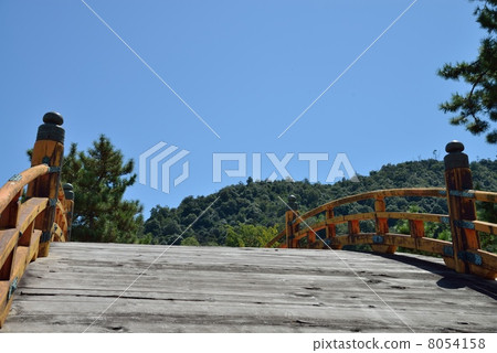 The bridge of Itsukushima shrine The bridge of Itsukushima shrine 8054158