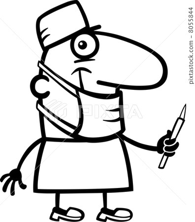 surgeon cartoon coloring page surgeon cartoon coloring page 8055844