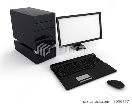 Computer - Stock Illustration [8056757] - PIXTA