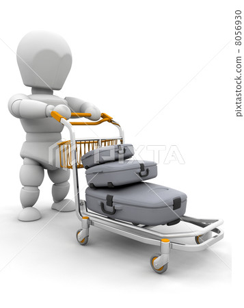 Person with suitcases 8056930