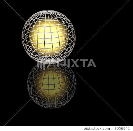 Wireframe globe Wireframe globe 8056941