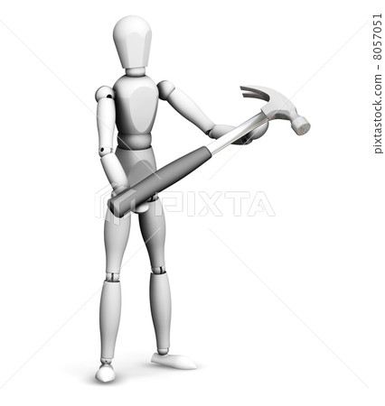 Man holding hammer Man holding hammer 8057051