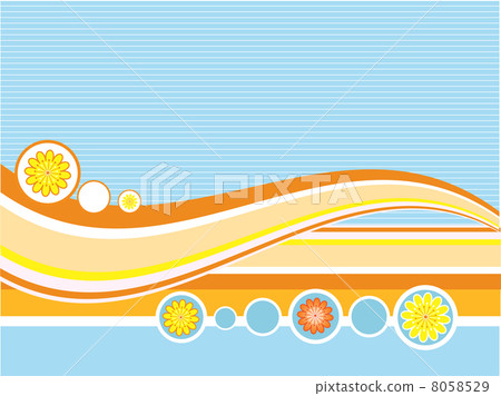 Abstract floral background 8058529