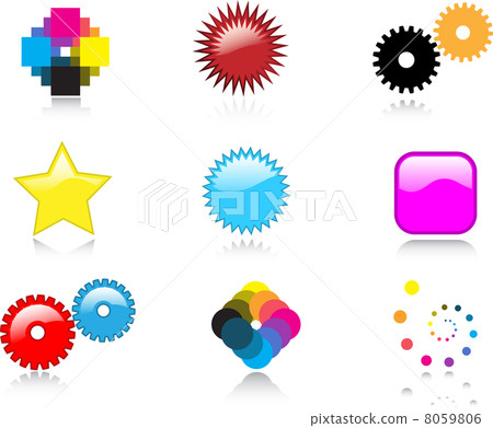 Useful logos - Stock Illustration [8059806] - PIXTA
