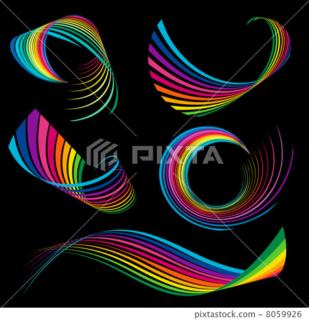 Rainbow ribbons Rainbow ribbons 8059926