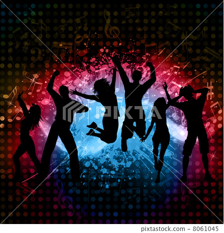 Grunge party background 8061045