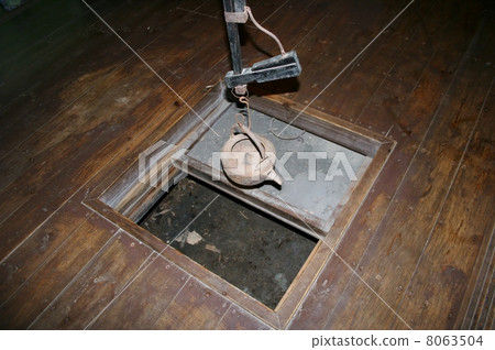 A loophole under the hearth 8063504