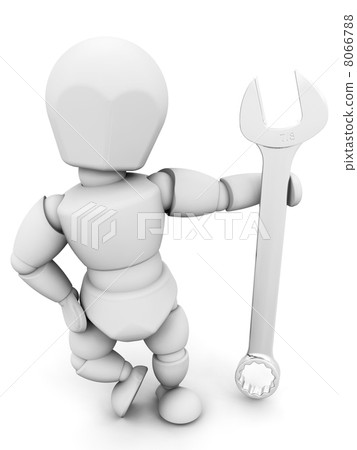 Person holding spanner 8066788