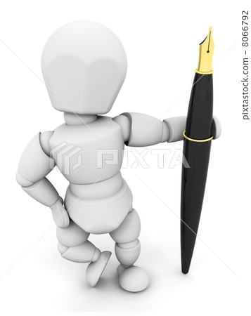 Person holding fountain pen Person holding fountain pen 8066792