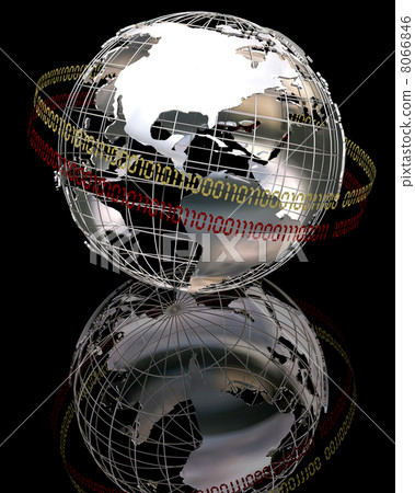3d chrome globe 3d chrome globe 8066846