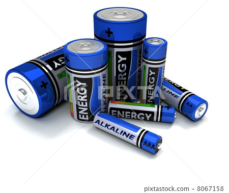 Various sized Alkaline Batteries Various sized Alkaline Batteries 8067158