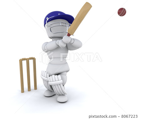 man playing cricket 8067223