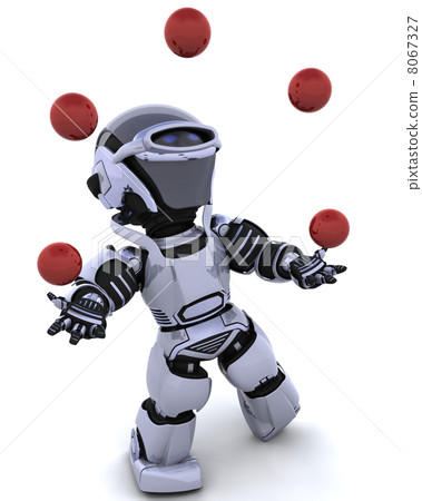 robot juggling 8067327