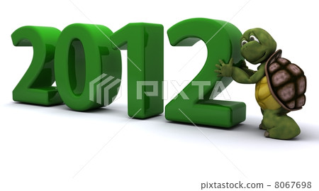 Tortoise Bringing the new year in 8067698