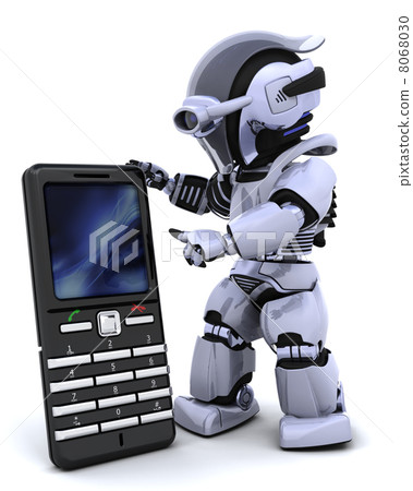 robot with smart phoine 8068030