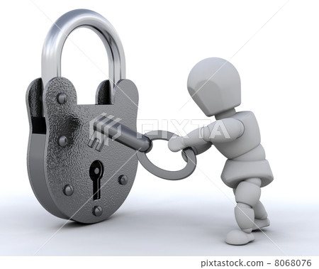 padlock and key 8068076