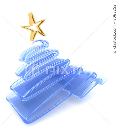 Scribble sketch Christmas tree concept 8068252