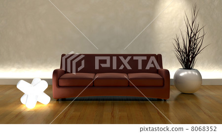 contemporary sofa in modern setting contemporary sofa in modern setting 8068352
