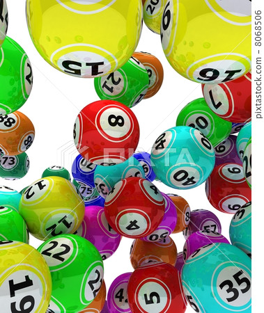 a set of colouored bingo balls a set of colouored bingo balls 8068506