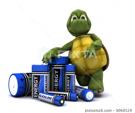 tortoise with batteries 8068529