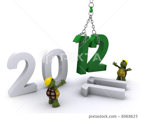 Tortoise Bringing the new year in 8068625