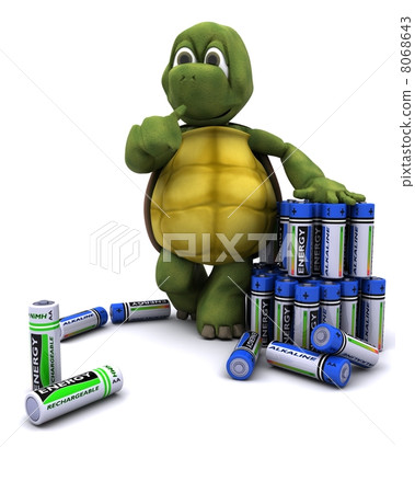 Tortoise with Batteries 8068643