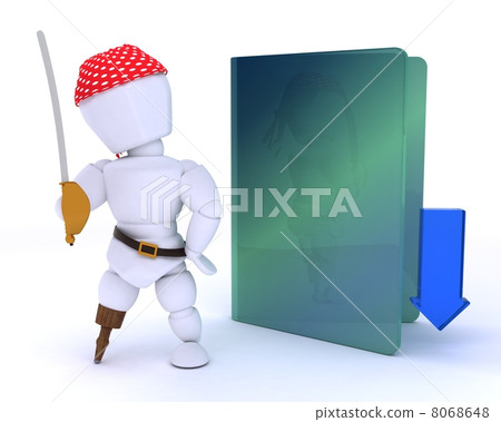 pirate depicting illegal downloads pirate depicting illegal downloads 8068648