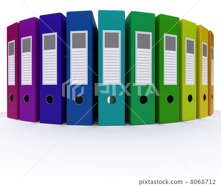colourful folders colourful folders 8068712