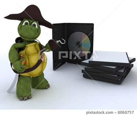Pirate Tortoise with DVD CD and Software Pirate Tortoise with DVD CD and Software 8068757