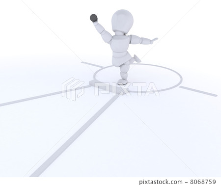 man competing in the shot putt man competing in the shot putt 8068759