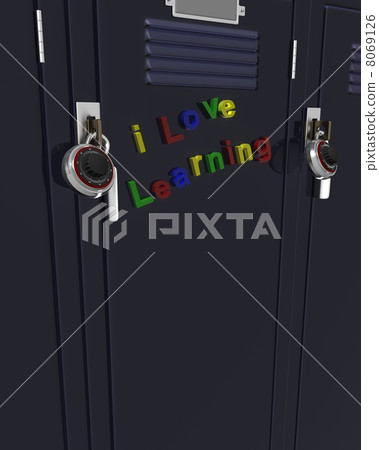 School gym locker 8069126