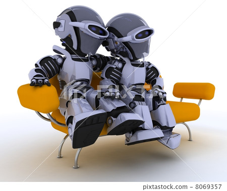 robots on a sofa 8069357
